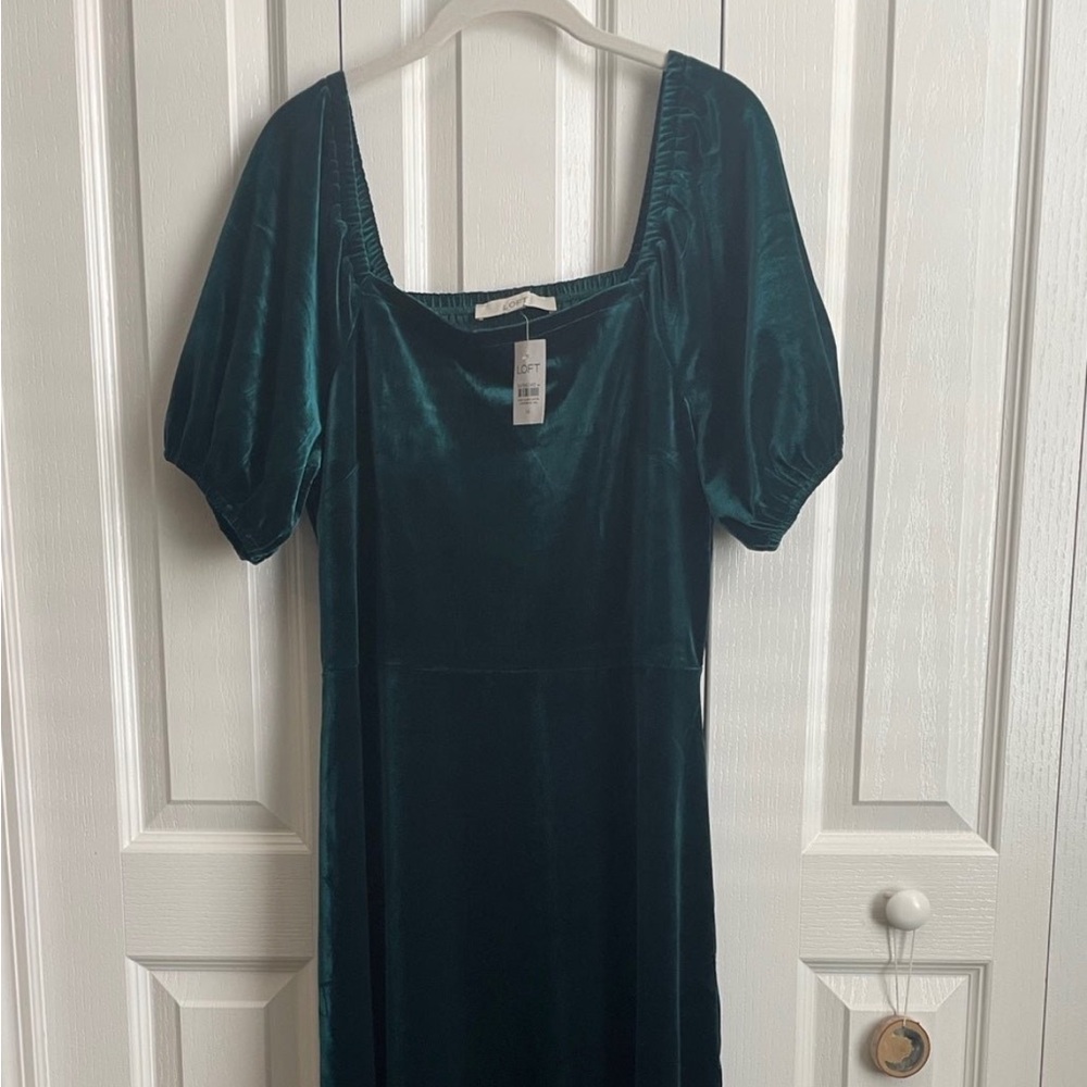 Loft| Soft Midi Dress